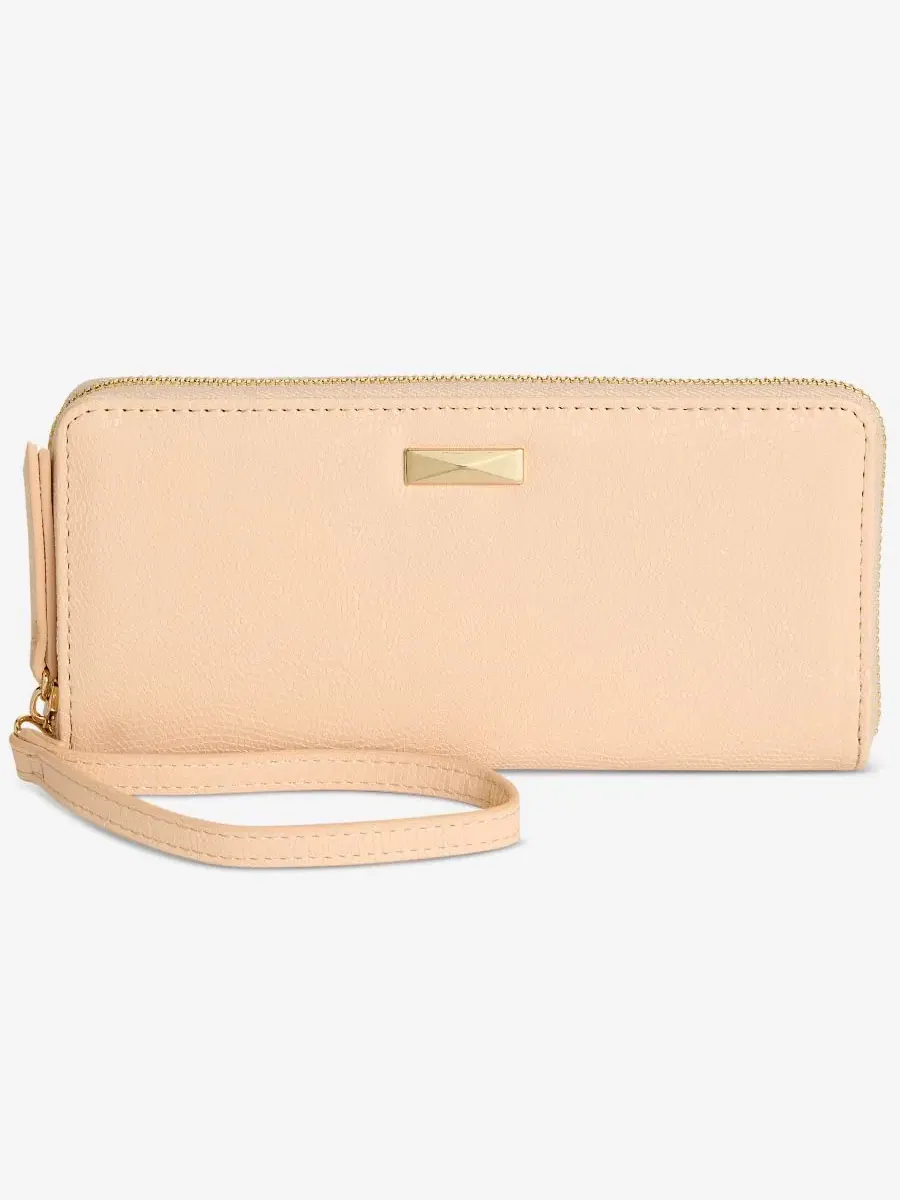 Кошелек-браслет с застежкой-молнией Hazell Lizard I.N.C. International Concepts, Powdered Peach — изображение 1 из 6