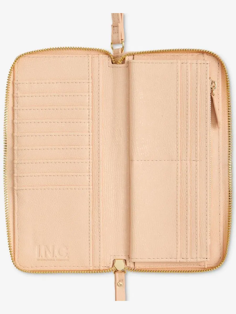 Кошелек-браслет с застежкой-молнией Hazell Lizard I.N.C. International Concepts, Powdered Peach — изображение 4 из 6