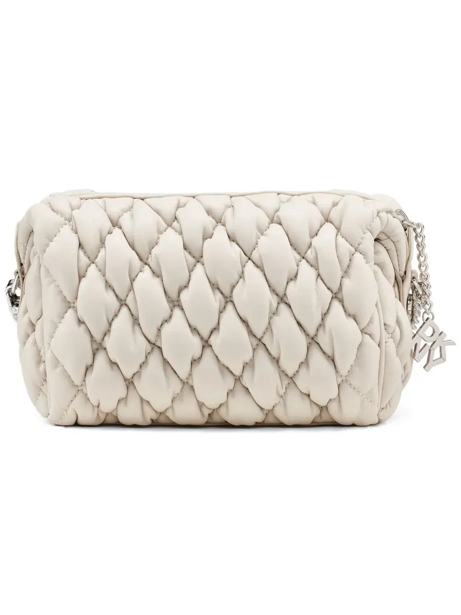 Сумка через плечо с клапаном Raya Zip-Top Small Shoulder Handbag DKNY — изображение 2 из 4, коричневый