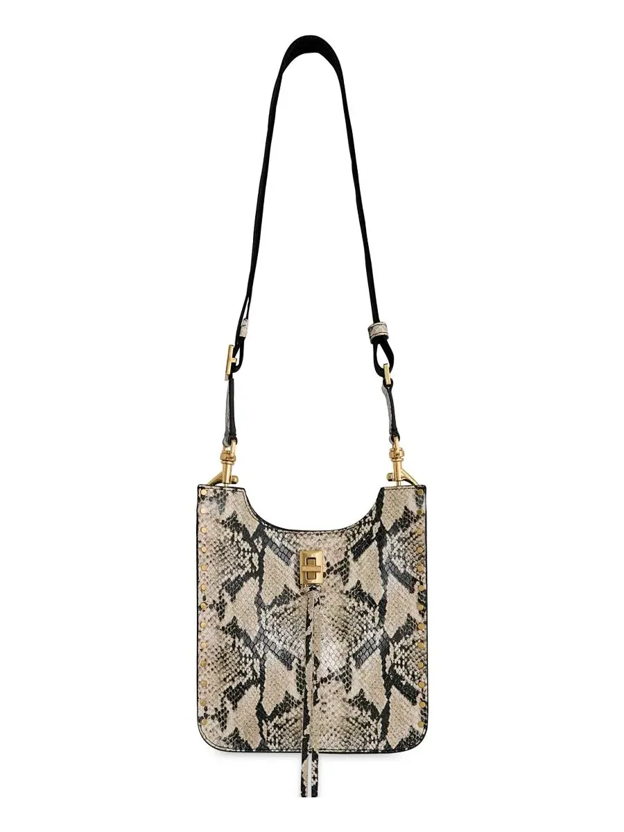 Мини-сумка через плечо с кисточками Rebecca Minkoff — изображение 1 из 3, золотой