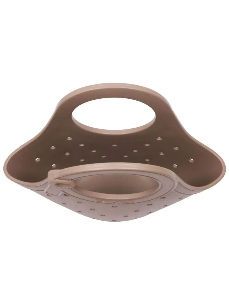 Сумка-шопер с круглыми ручками, модель Medium EVA Tote Bag Crocs — изображение 5 из 6, бежевый