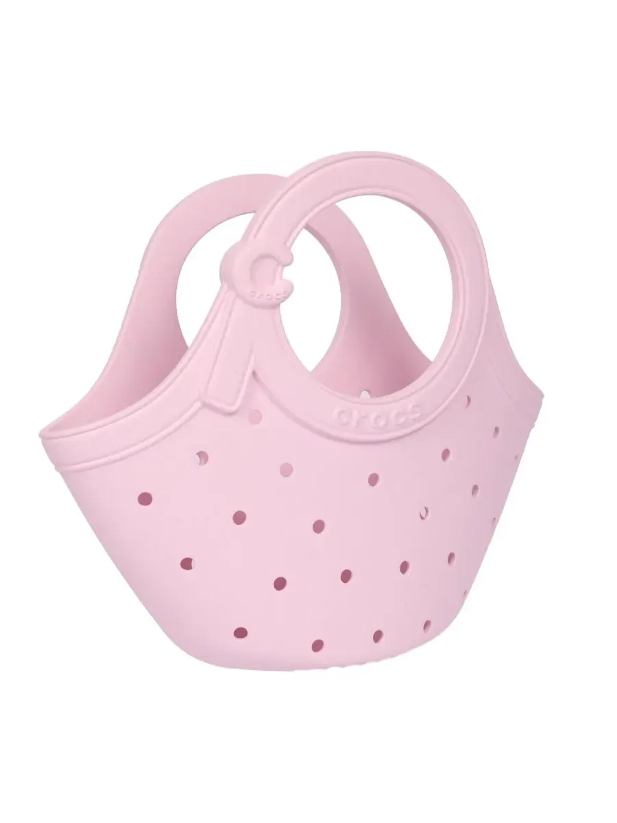 Сумка-шопер из ЭВА с круглыми ручками, модель Medium EVA Tote Bag Crocs — изображение 2 из 6, розовый
