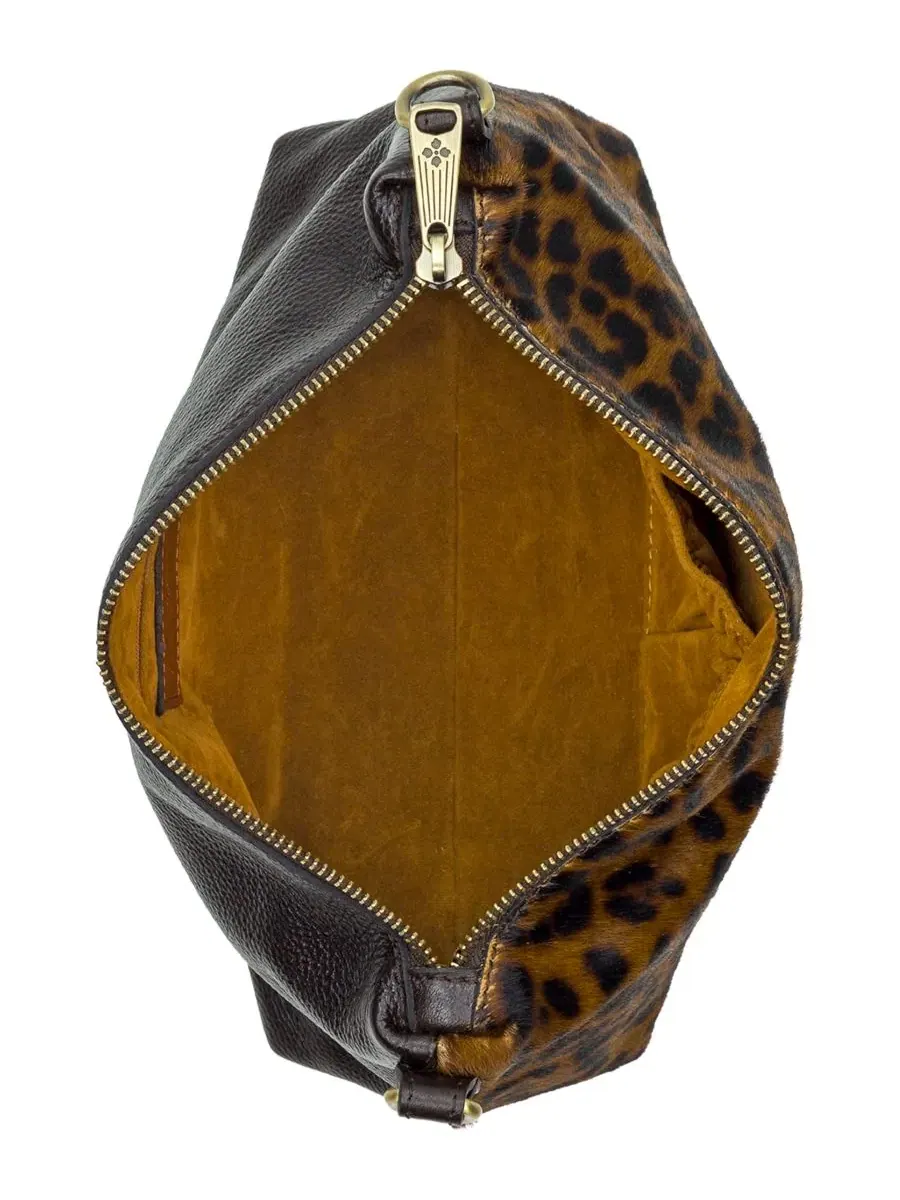 Сумка через плечо Patricia Nash Kolena Medium Leopard Haircalf — изображение 4 из 5, леопардовый