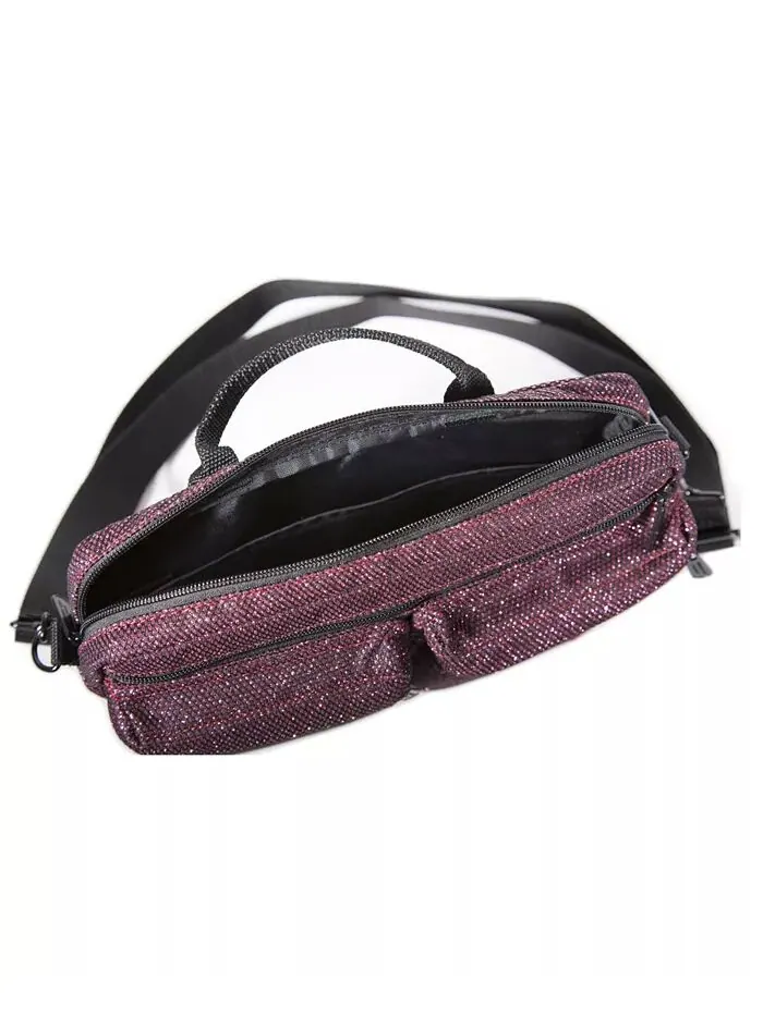 Сумка через плечо Albany Midnight Manhattan Portage — изображение 4 из 12, бордовый