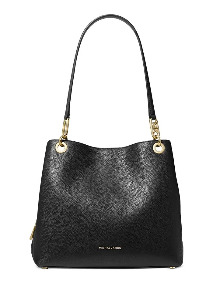 Сумка-тоут Michael Kors Kensington из натуральной кожи — изображение 1 из 3, черный