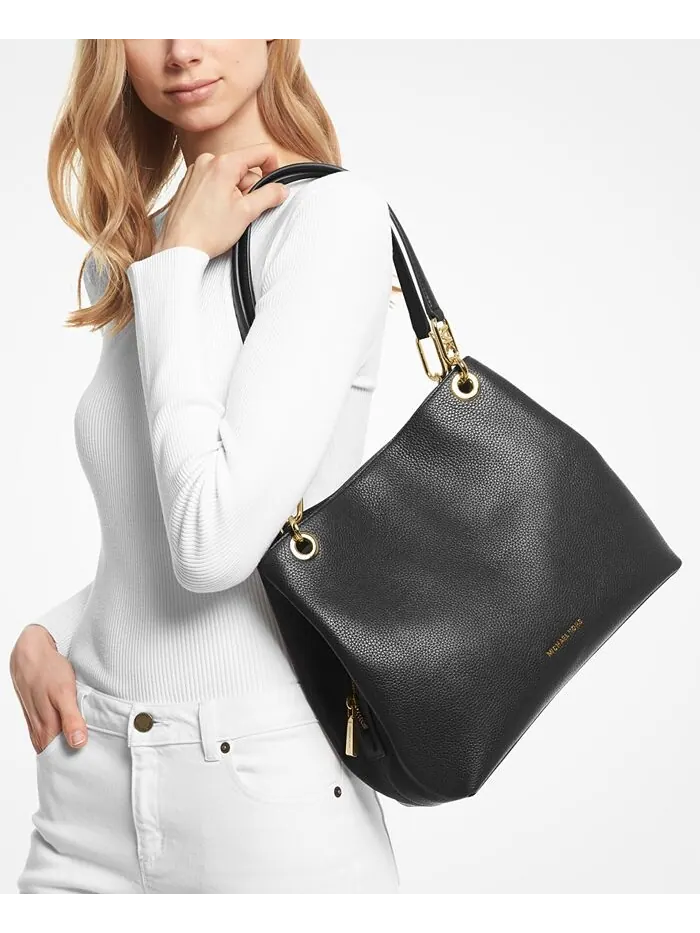 Сумка-тоут Michael Kors Kensington из натуральной кожи — изображение 3 из 3, черный