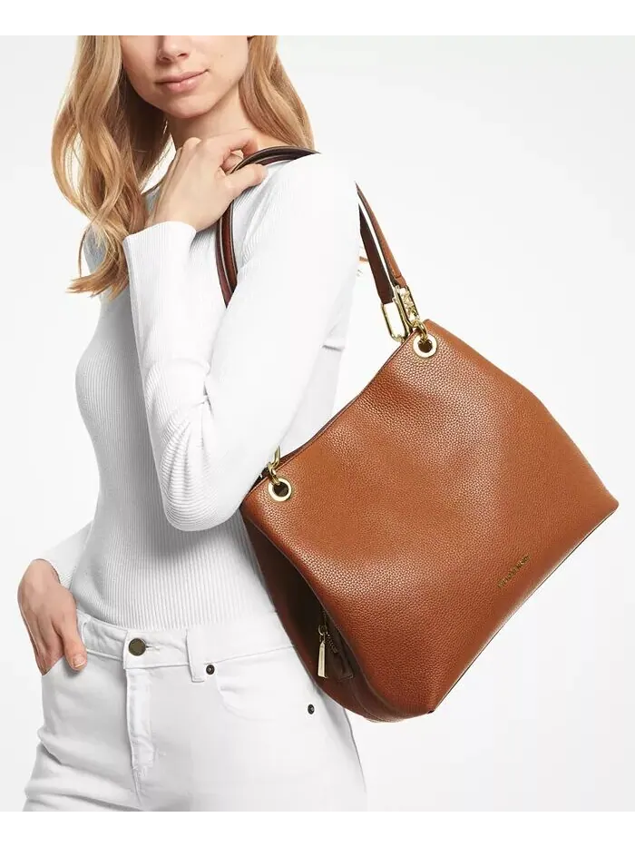 Сумка натуральная кожа Michael Kors Kensington — изображение 5 из 6, черный/серебристый