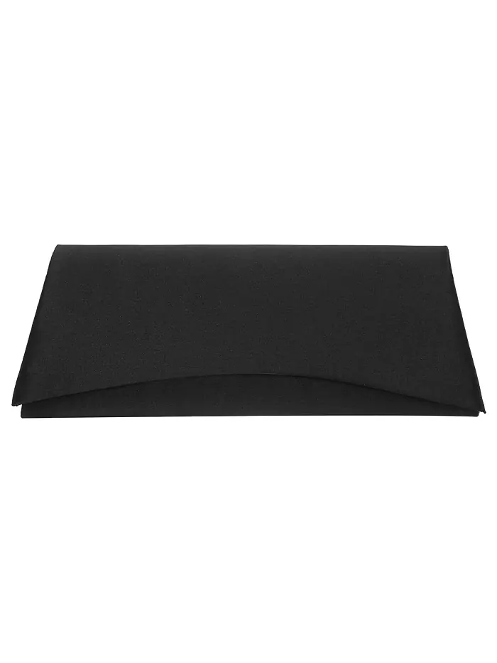Клатч с изогнутым клапаном и магнитной застежкой Slim Magnetic Nina — изображение 1 из 6, черный