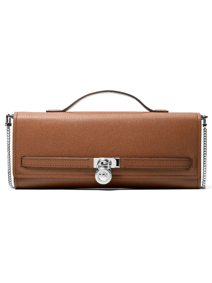 Сумка женская средняя клатч Michael Kors Hamilton Moderne East West — изображение 1 из 3, коричневый