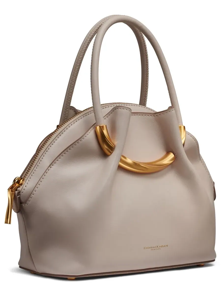 Средняя сумка через плечо Oxford Donna Karan New York — изображение 3 из 5, бежевый
