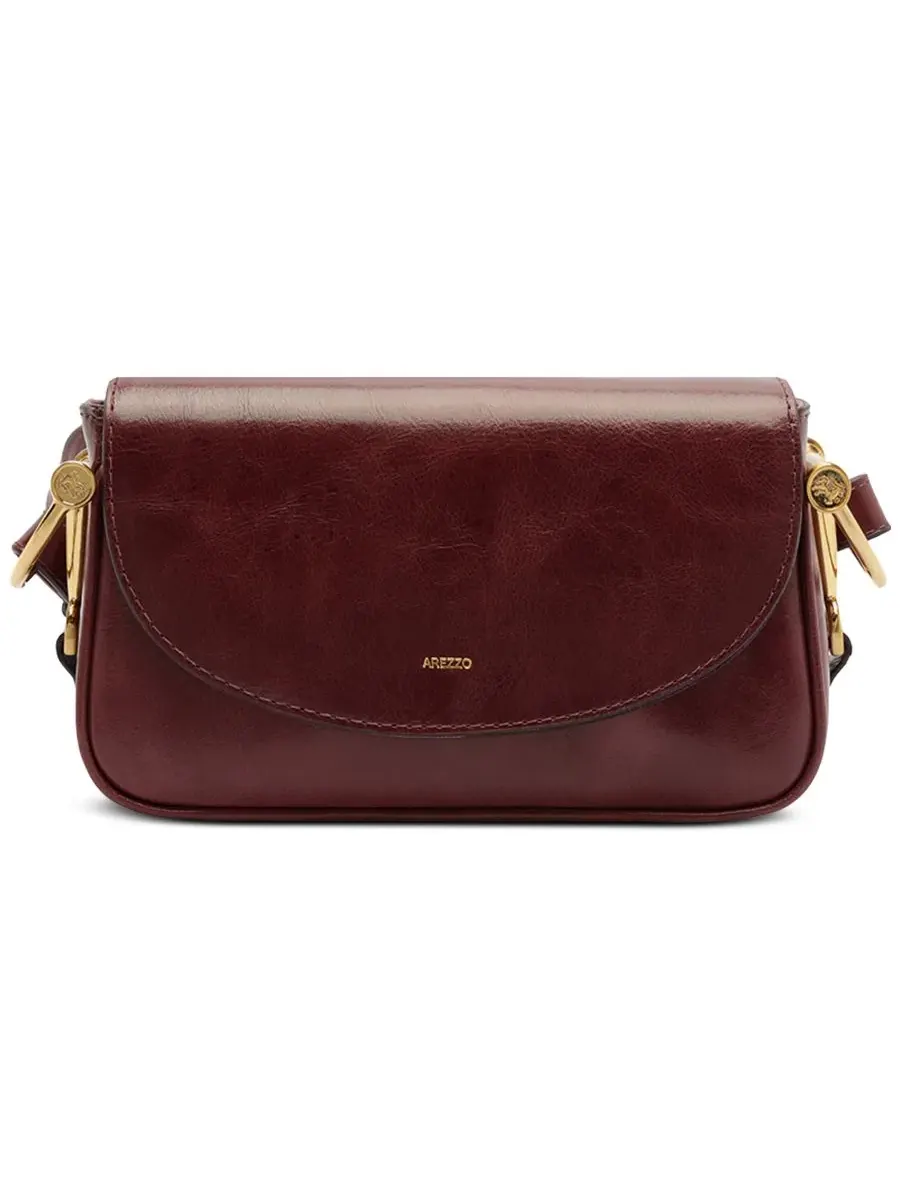 Небольшая кожаная кроссбоди-сумка Cora Small Leather Crossbody Arezzo