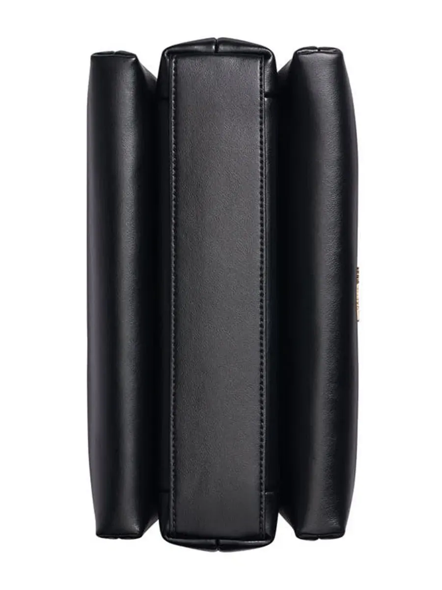 Сумка-шопер средняя Benoite Medium Satchel KARL LAGERFELD PARIS — изображение 5 из 5, черный/золотистый