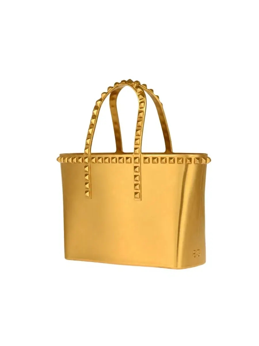 Сумка-шопер с ручками-цепочками Grazia Tote CARMEN SOL — изображение 2 из 3, золото