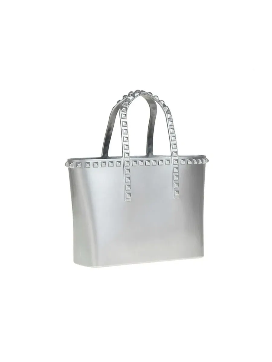 Сумка-шопер Grazia Tote CARMEN SOL — изображение 1 из 4, серебряный
