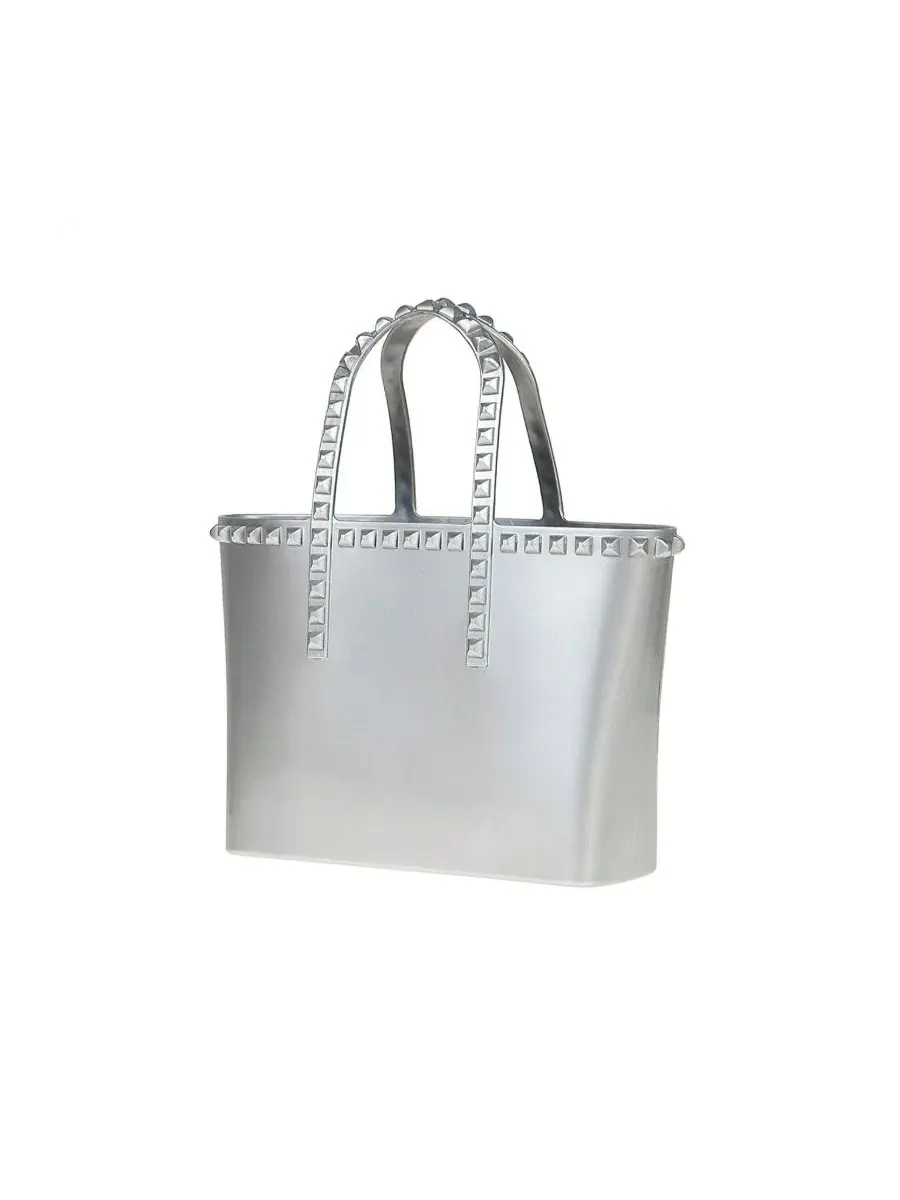 Сумка-шопер Grazia Tote CARMEN SOL — изображение 2 из 4, серебряный