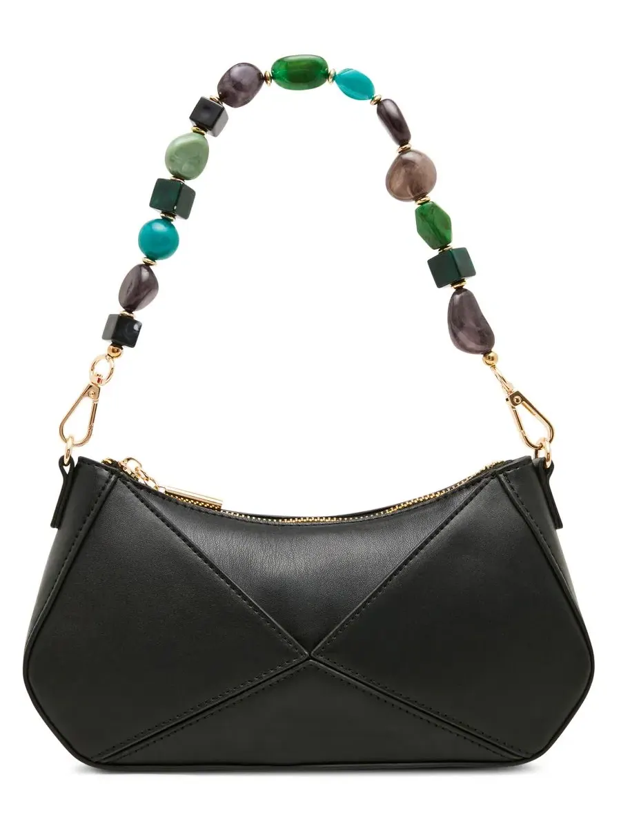 Плечевая сумка с бисером Danza Beaded Small Shoulder Handbag Steve Madden — изображение 1 из 6, черный