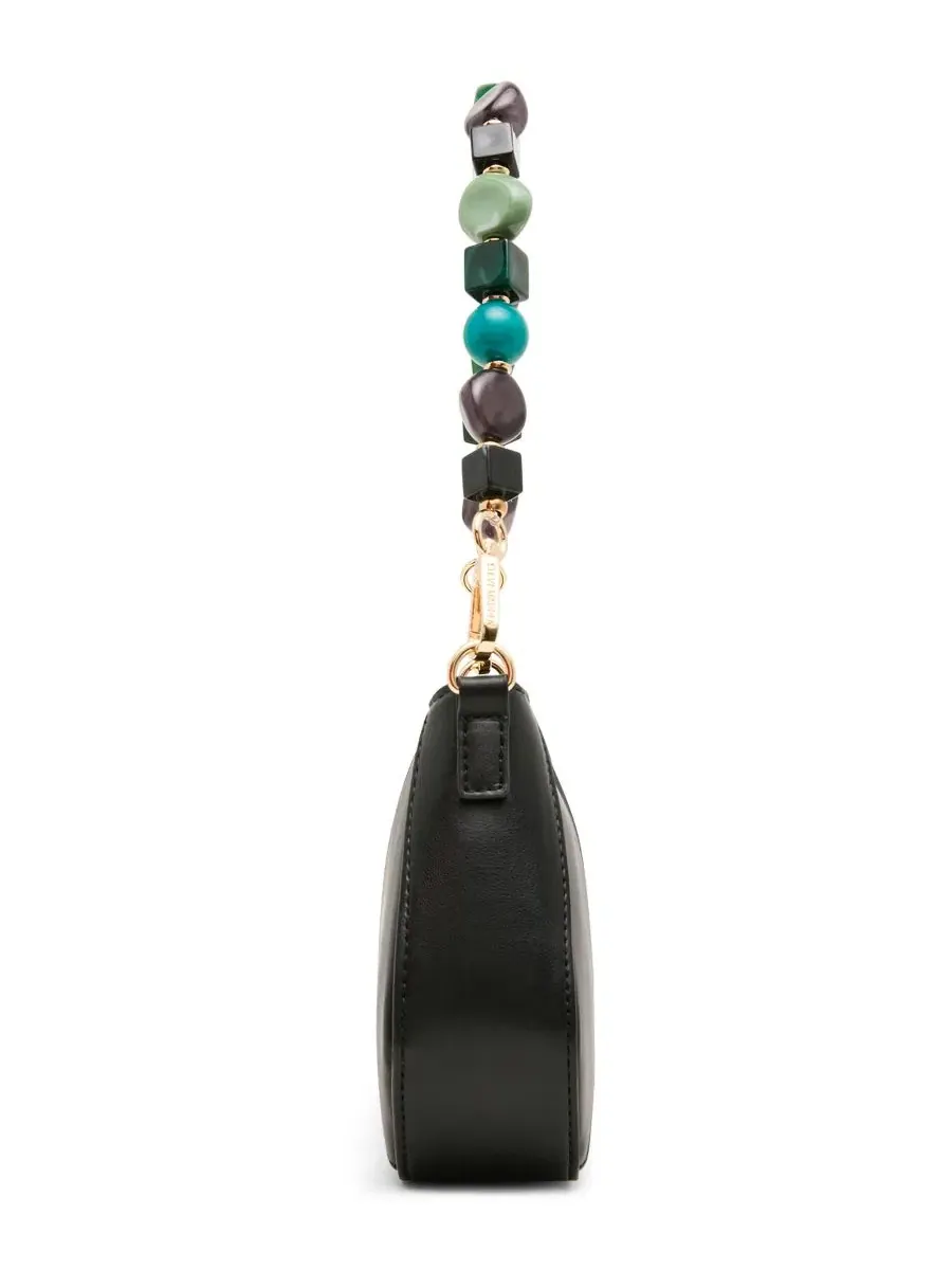 Плечевая сумка с бисером Danza Beaded Small Shoulder Handbag Steve Madden — изображение 5 из 6, черный