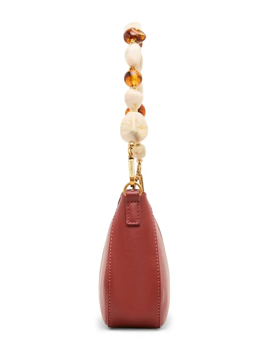 Плечевая сумка с бусинами Danza Beaded Small Shoulder Handbag Steve Madden — изображение 5 из 6, красный