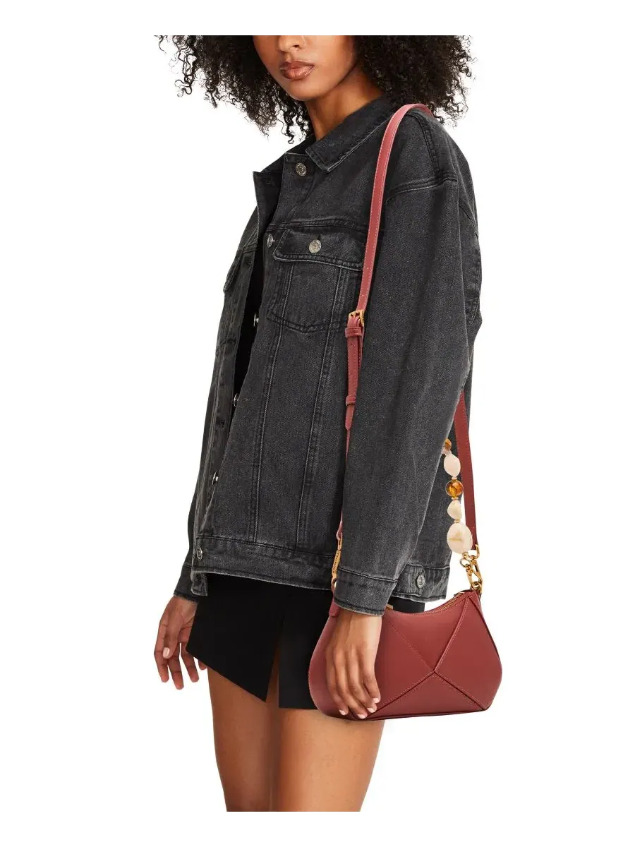 Плечевая сумка с бусинами Danza Beaded Small Shoulder Handbag Steve Madden — изображение 6 из 6, красный