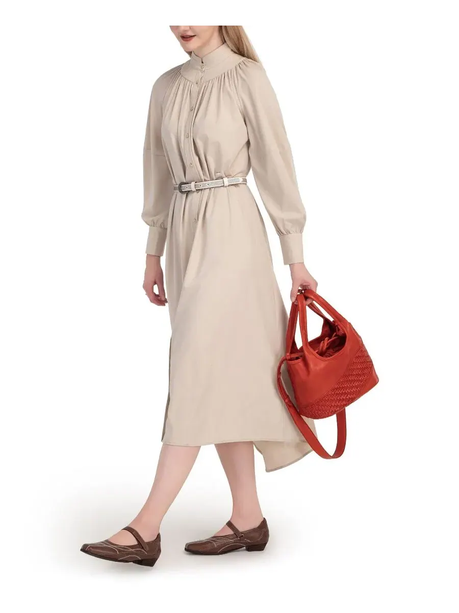 Сумка-тоут ручной работы Lily Small Handwoven Tote OLD TREND — изображение 9 из 9, оранжевый