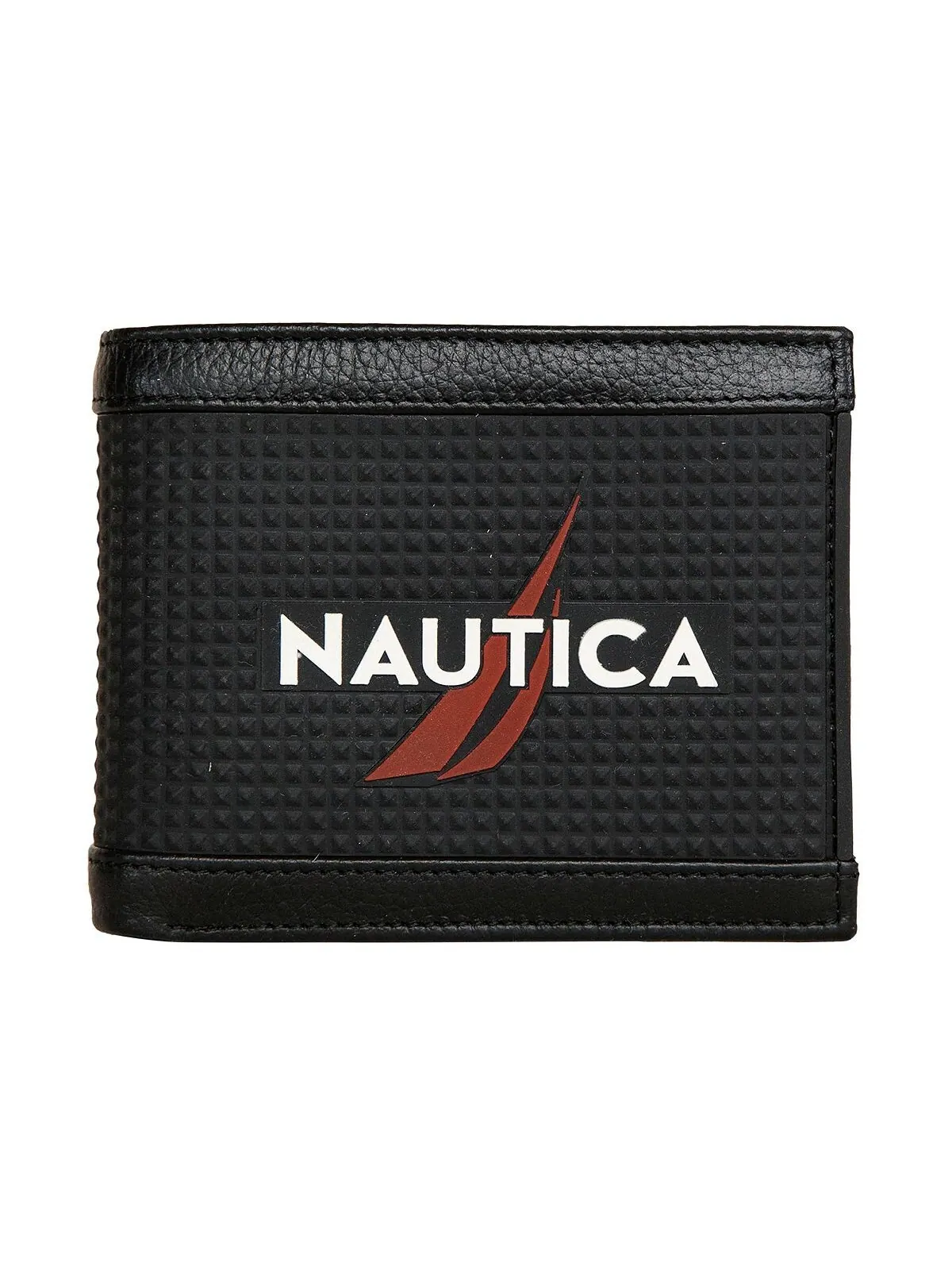Мужской резиновый кожаный кошелек с логотипом двойного сложения Nautica