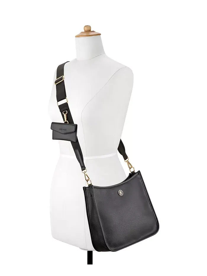 Сумка кросс-боди Nalini Large Swing Nine West — изображение 4 из 8, черный