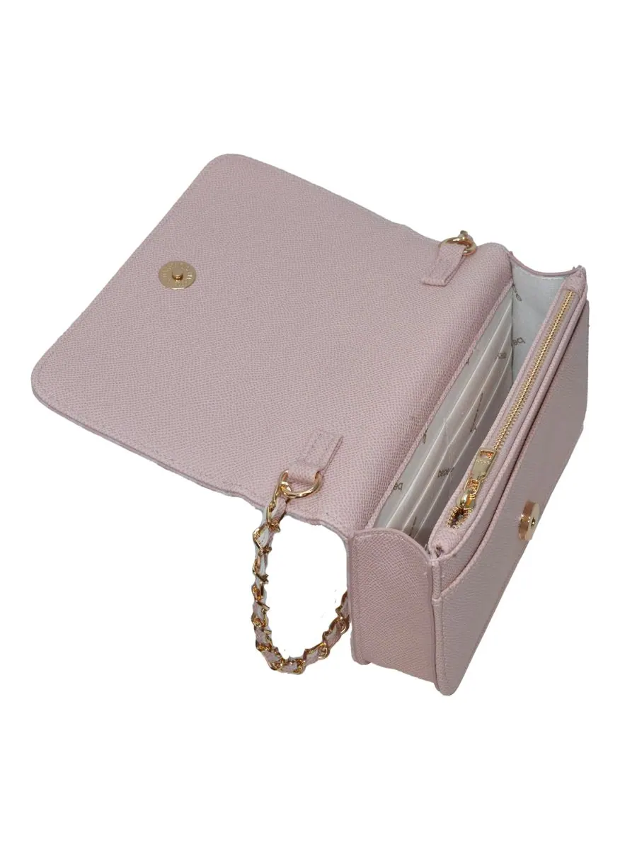 Женская мини-сумка через плечо Adela Monogram Bebe — изображение 4 из 4, розовый