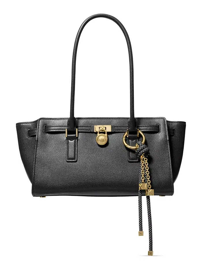 Сумка женская тоут натуральная кожа Michael Kors Hamilton — изображение 1 из 4, черный
