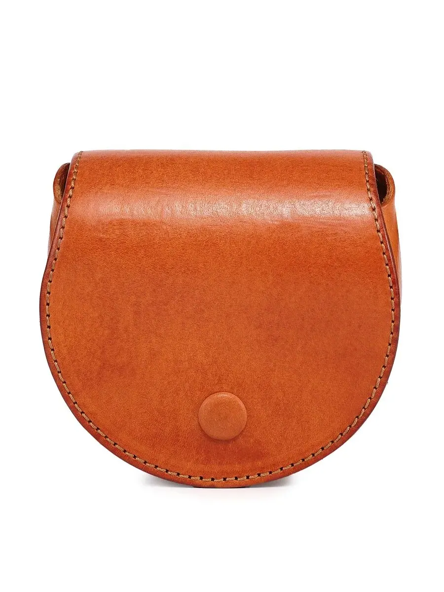 Миниатюрная кожаная шкатулка из липы OLD TREND — изображение 1 из 10, карамель
