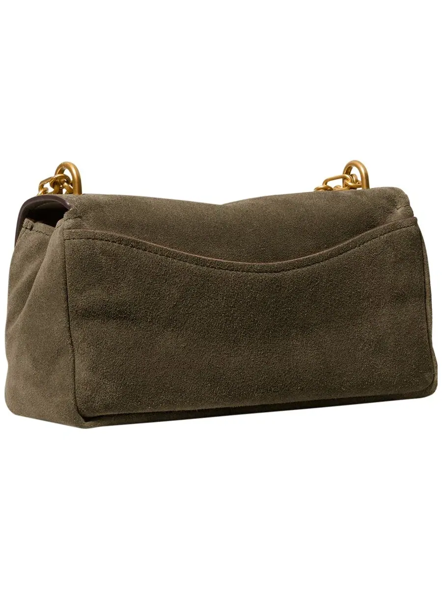 Сумка женская малая кросс-боди 100% кожа Michael Kors Turn-Lock MICHAEL — изображение 4 из 5, лоден