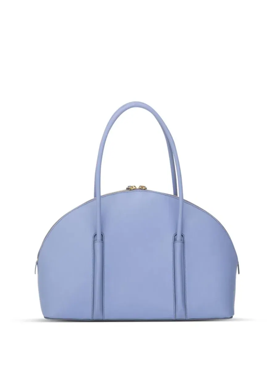Сумка через плечо из итальянской кожи Kiko 14 Hand-Painted Italian Leather Flap Bag Aranyani — изображение 2 из 3, синий
