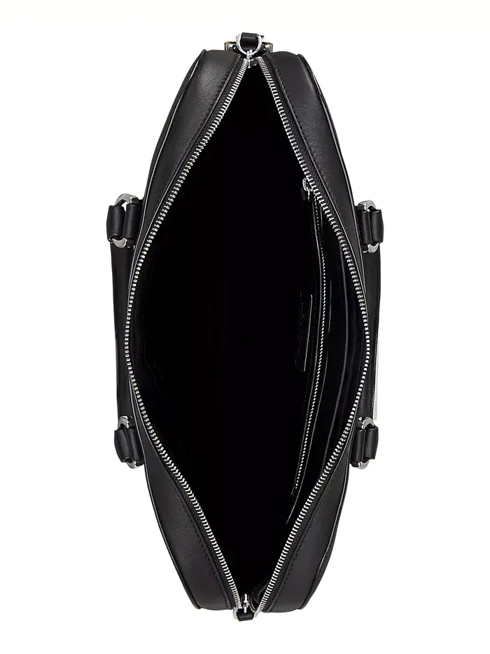 Мужская гладкая кожаная сумка Commuter Bag Polo Ralph Lauren — 5