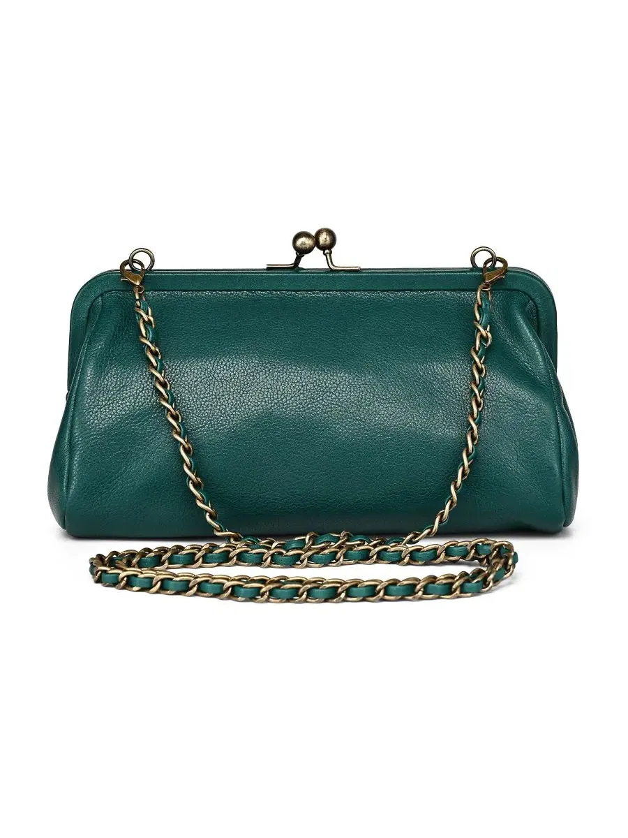Маленькая сумка через плечо Iris Old Trend — изображение 4 из 12, зеленый