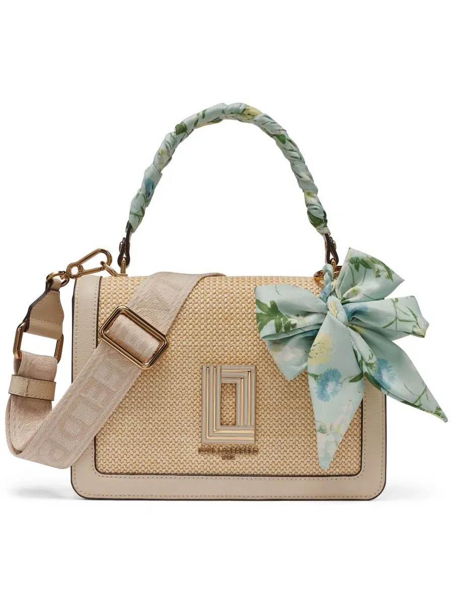 Сумка-мессенджер Simone Small Crossbody Satchel Handbag Karl Lagerfeld Paris, нейтральный