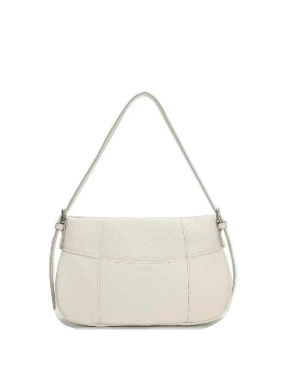 Женская сумка-шопер Muse Pebble Leather Shoulder Bag, минималистичная, Slim East-West SUSU