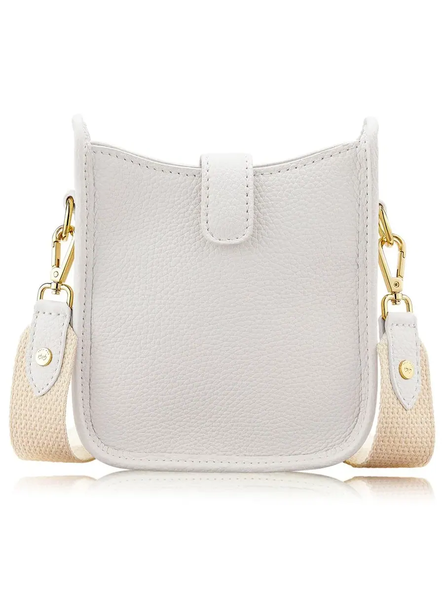 Мини-кроссбоди из зернистой кожи Ellie GiGi New York
