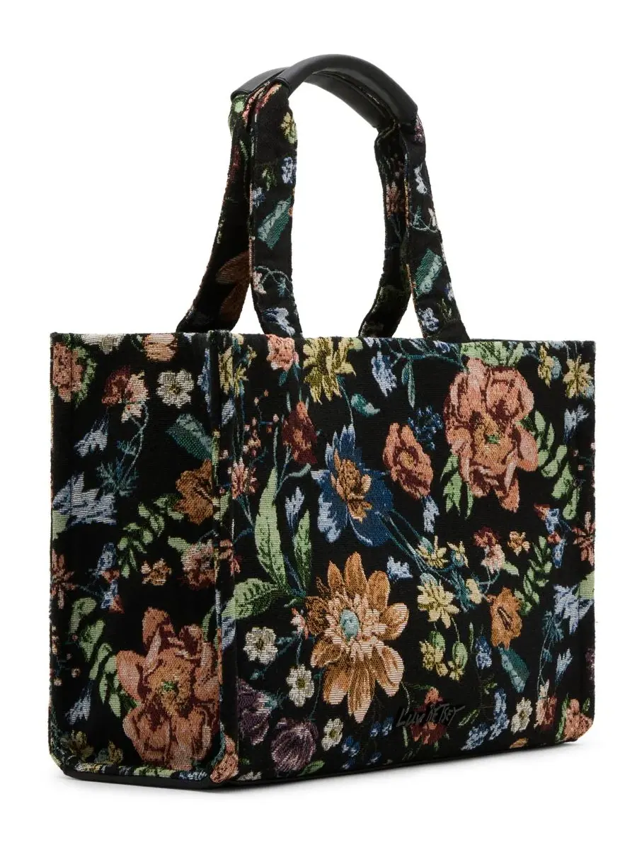 Сумка-шопер Tapestry Large Tote Betsey Johnson — изображение 3 из 6, черный