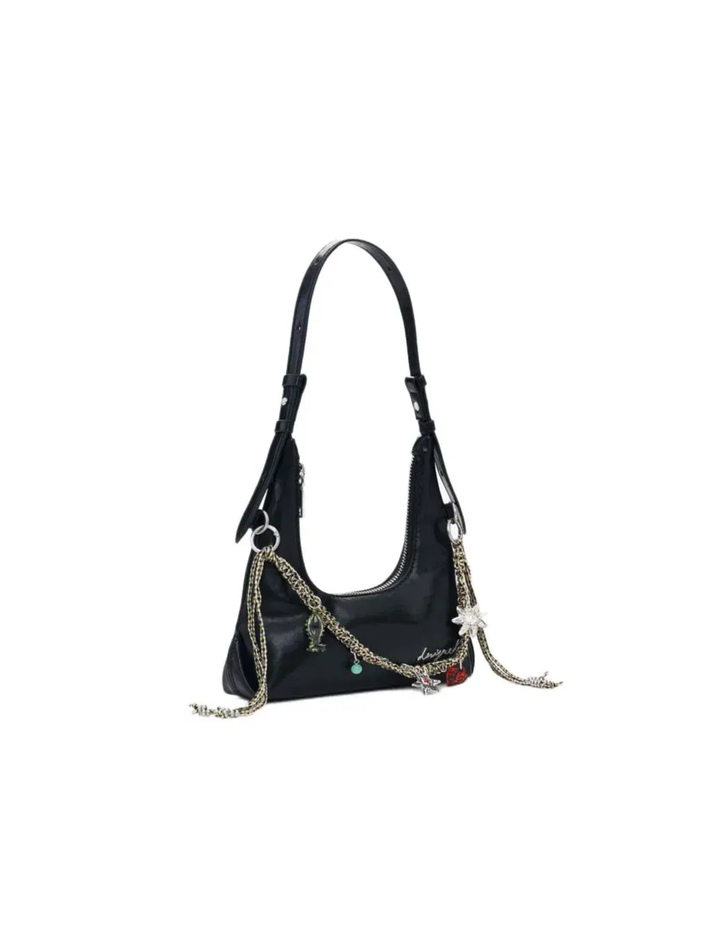 Мини-сумка с цепочкой Desigual — изображение 2 из 6, черный