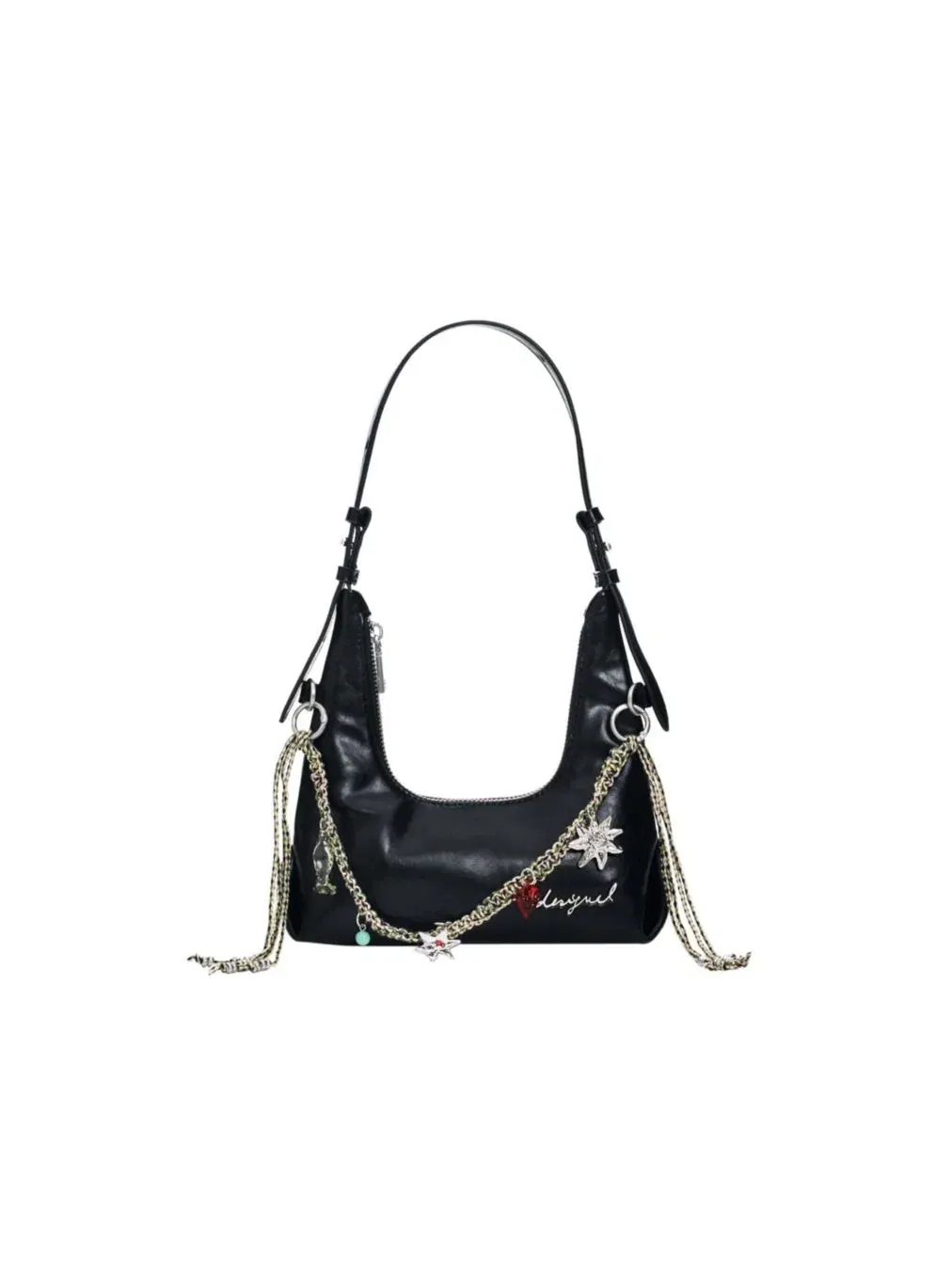 Мини-сумка с цепочкой Desigual — изображение 5 из 6, черный