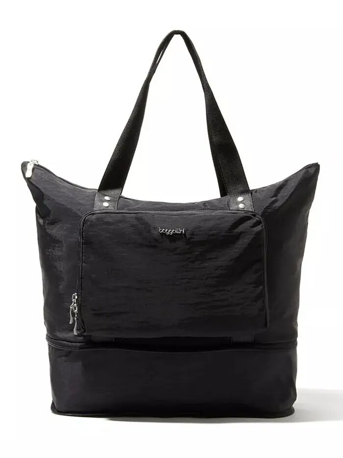Складная сумка-тоут Carryall Baggallini — изображение 1 из 7, полуночный цветок