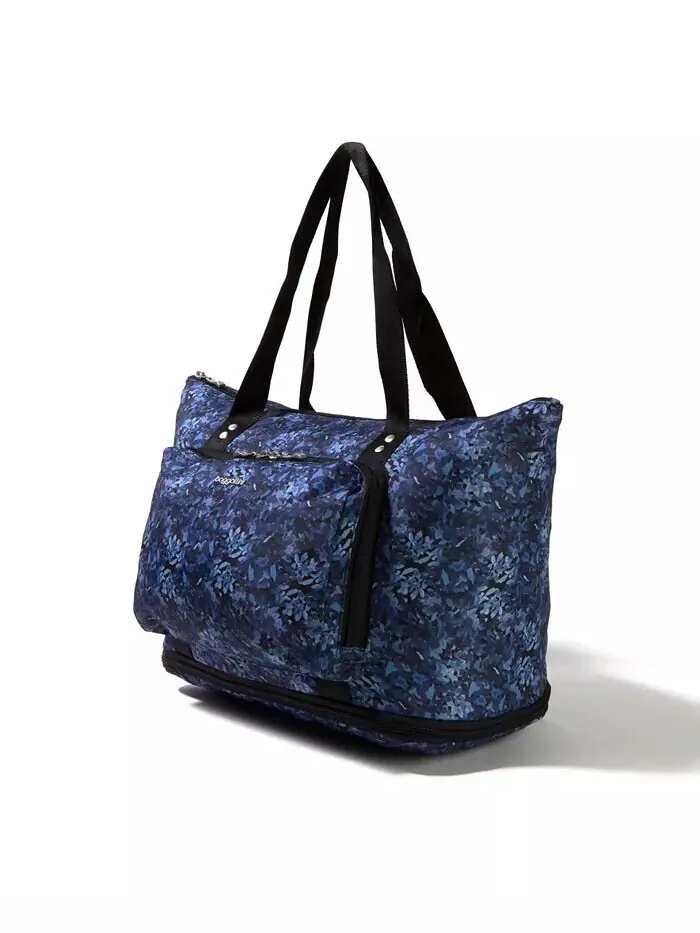 Складная сумка-тоут Carryall Baggallini — изображение 5 из 7, полуночный цветок