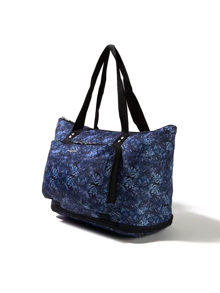 Складная сумка-тоут Carryall Baggallini — изображение 5 из 7, серебристый