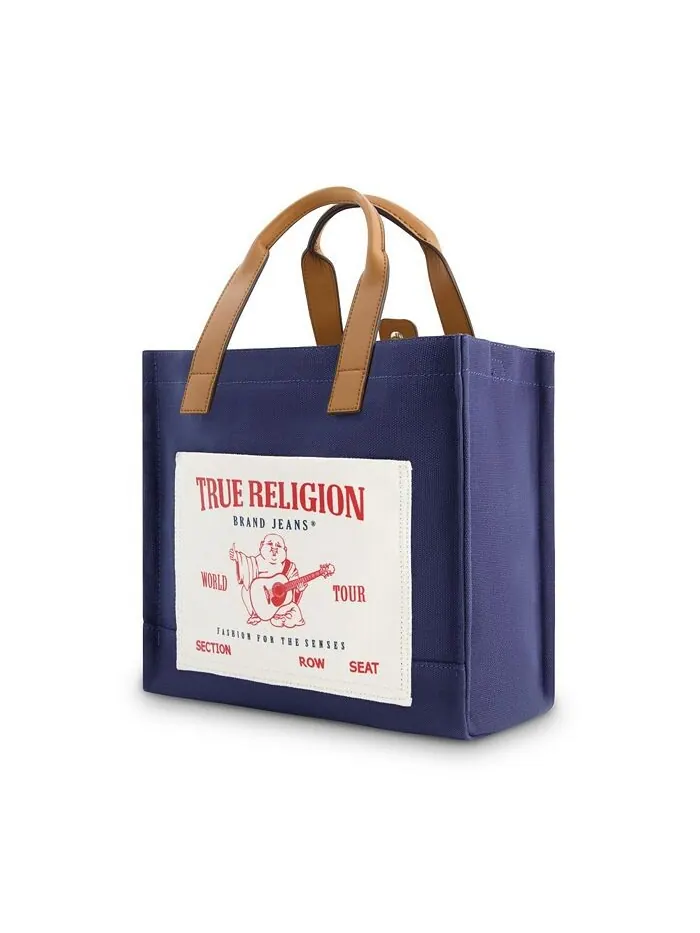 Средняя карманная сумка-тоут True Religion — изображение 3 из 3, темно-синий
