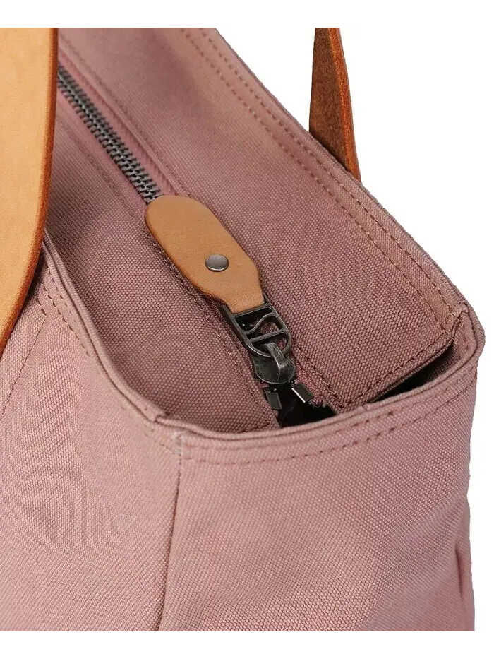 Холщовая сумка-тоут Valley and Sky TSD BRAND — изображение 6 из 11, розовый