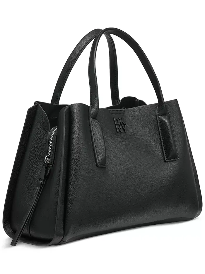 Женская сумка-кроссбоди Josie Medium Satchel DKNY — изображение 4 из 6, черный/черный