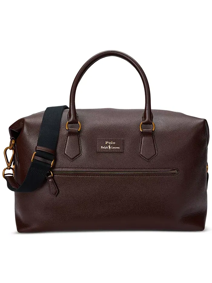 Мужская сумка Duffel из шагренированной кожи Polo Ralph Lauren
