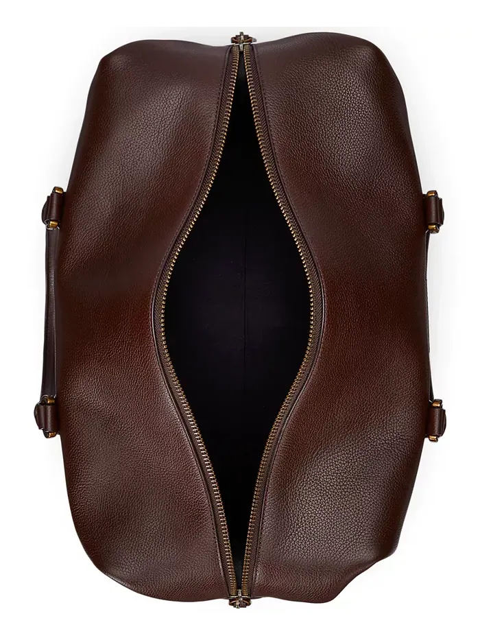 Мужская сумка Duffel из шагренированной кожи Polo Ralph Lauren — 3
