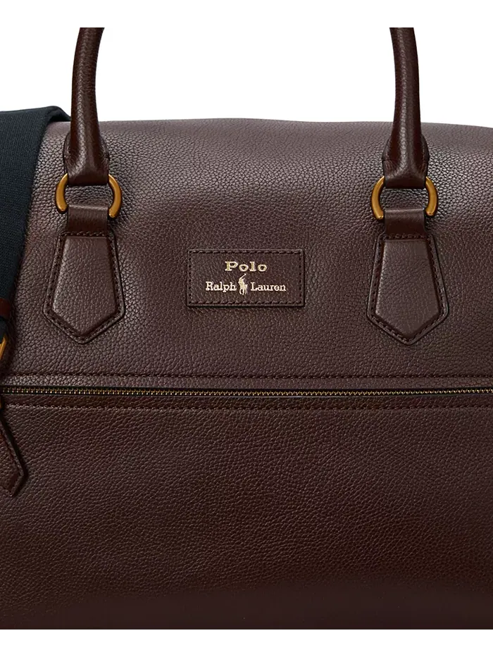 Мужская сумка Duffel из шагренированной кожи Polo Ralph Lauren — 4