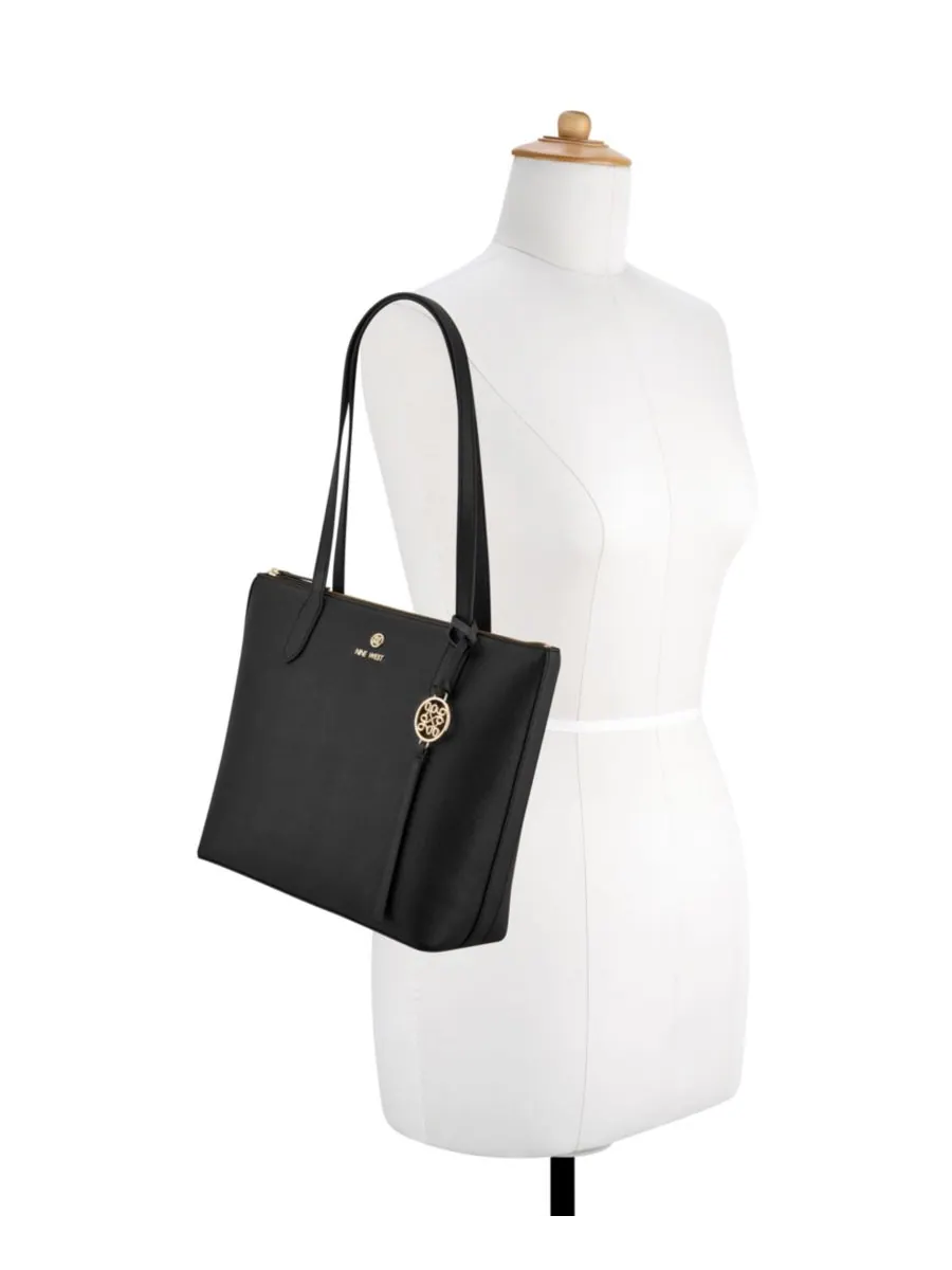 Мини-сумка-тоут Raegan Top Zip Nine West — изображение 5 из 5, черный