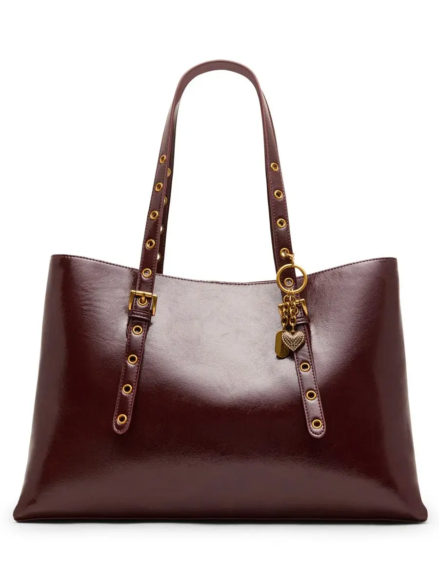 Сумка-шопер Steve Madden Haley Grommet Extra-Large Tote — изображение 1 из 6, красный